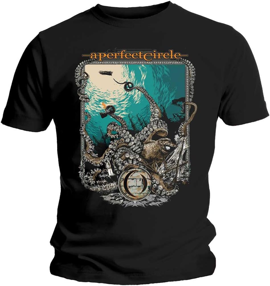 A Perfect Circle Official T Shirt Rock Metal 'The Depths' Shipwreck