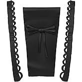 GeryVtee Adjustable Fit Satin Corset Back Kit Wedding Dress Zipper Replacement Lace up for Prom Dress(red)