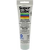 Super Lube Multi-Purpose Synthetic Grease w/ Syncolon - High Temperature, Water & Corrosion Resistant Grease - Workshop & Ind