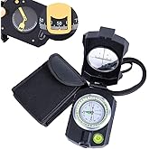 Compass, Sportneer Compass Survival Compass Hiking Military Compass with Inclinometer Waterproof Lensatic Compass Magnetic Co