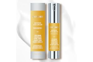 YOYORY Retinol Eye Cream for Dark Circles - Rapid Under Dark Circles,Wrinkles, Eye Bags, Puffiness Remover for Women and Men, Temporary Firming & Tightening Treatment 0.66 fl oz (Golden)