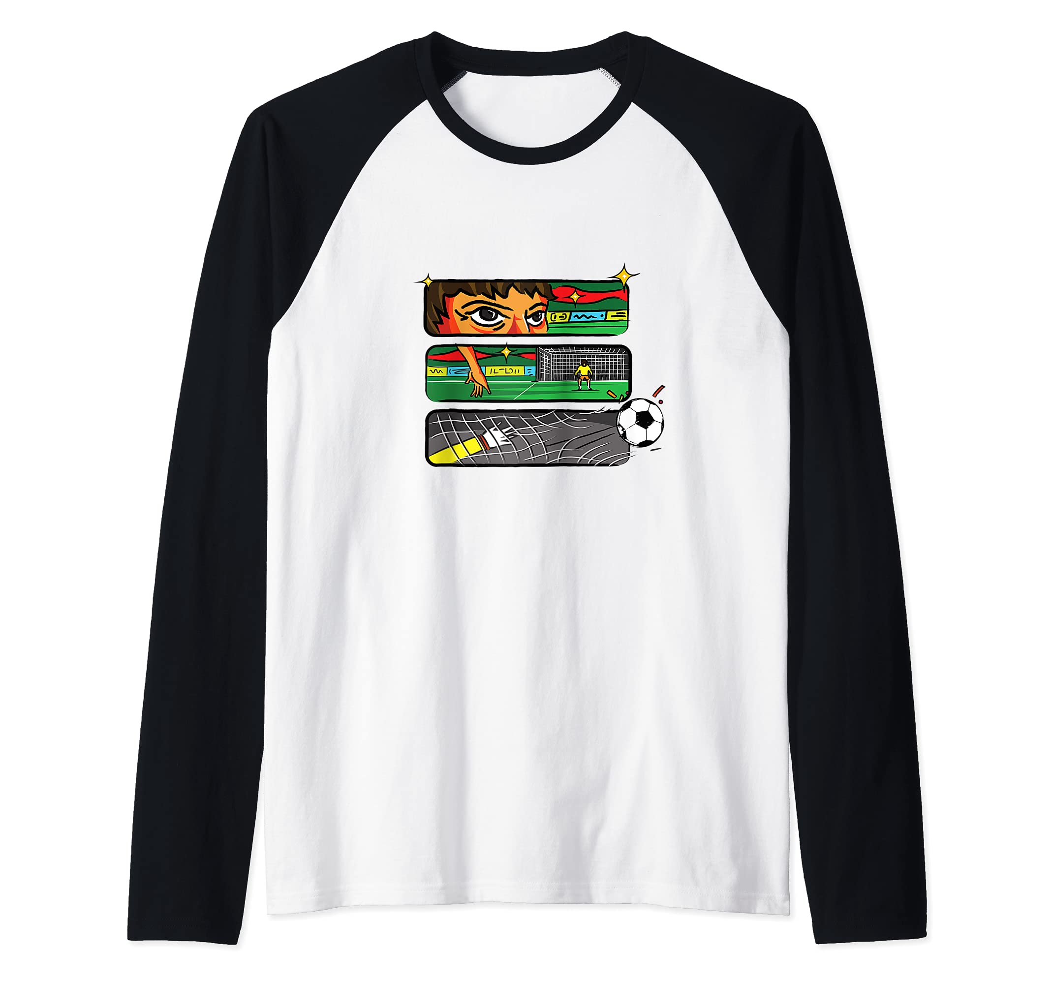 Flag Portugal Raglan Baseball Tee