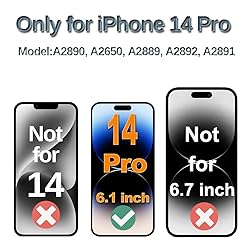 for iPhone 14 Pro Screen Replacement 6.1 inch, 3D