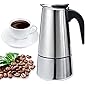 Stovetop Espresso Maker-Moka Pot: Italian Coffee Maker for Office, Home,Classic Cafe Percolator Maker(200ml/6.76oz/4 cup…