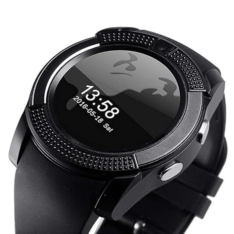 round smartwatch with camera