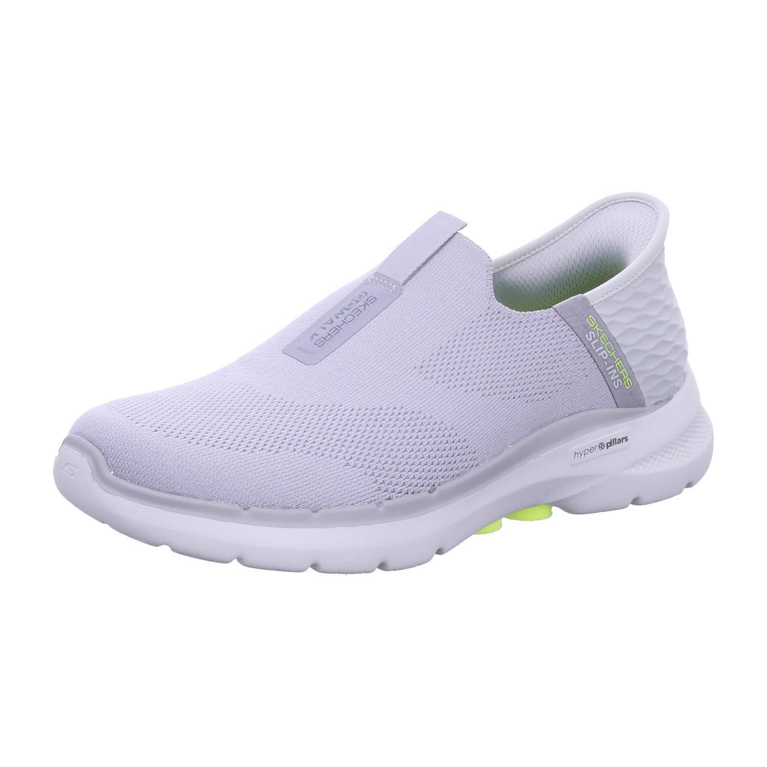 Skechers Men's Slip-ins: GO 6-Easy On Slip-On Walking Sneakers, Grey, 7.5 Image Skechers Men's Slip-ins: GO 6-Easy On Slip-On Walking Sneakers, Grey, 7.5 Image