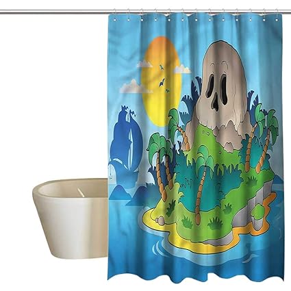 Amazon Com Denruny Shower Curtains With Trees On Them Cartoon