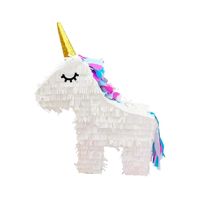 Pinata Einhorn zum Befüllen mit Süßigkeiten - perfekt für den Kindergeburtstag, als Geschenkidee oder als Hochzeitsspiel