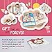 Ronica Baby Girl Gift Set with Baby Memory Book and Monthly Stickers, Modern Photo Journal, Keepsake Album for Girls, First 5 Years, Shower Gift Idea for Mom, Dad Or Grandparents