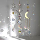 OFFCUP Crystal Suncatchers 3pc Rainbow Prism Sun Catchers Window Decor view 1