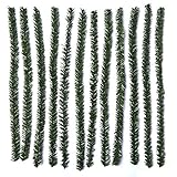 Factory Direct Craft 36 Artificial Canadian Pine Pipe Cleaners Stems for Christmas Decor and Crafting