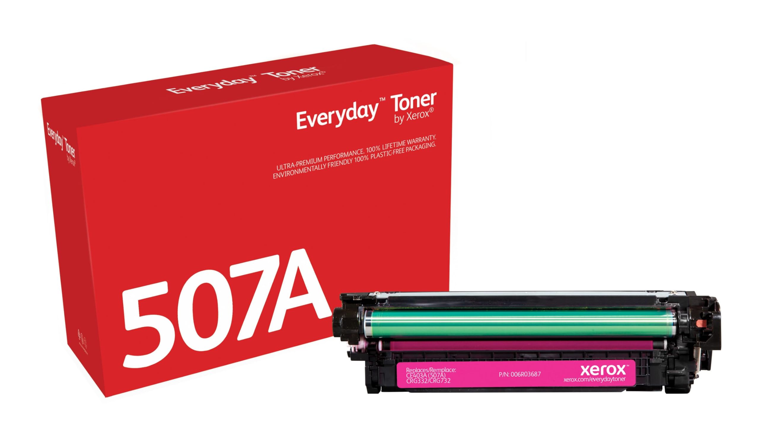 Xerox Everyday Compatible HP 507A CE403A Magenta Toner, Standard Capacity