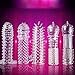 UINO Five Different Styles Wearable Body P-Enis Massager Attachments to Make Men Prolong Time - Stimulating V-agina to Make Women Easy Or-GASM (5Pcs/Set)