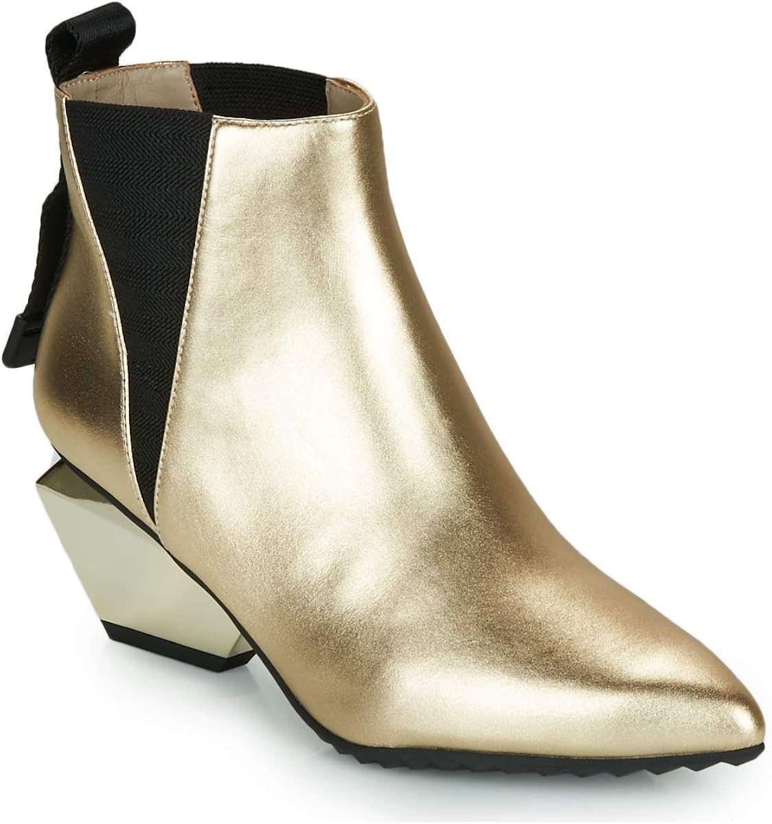 gold chelsea boots womens