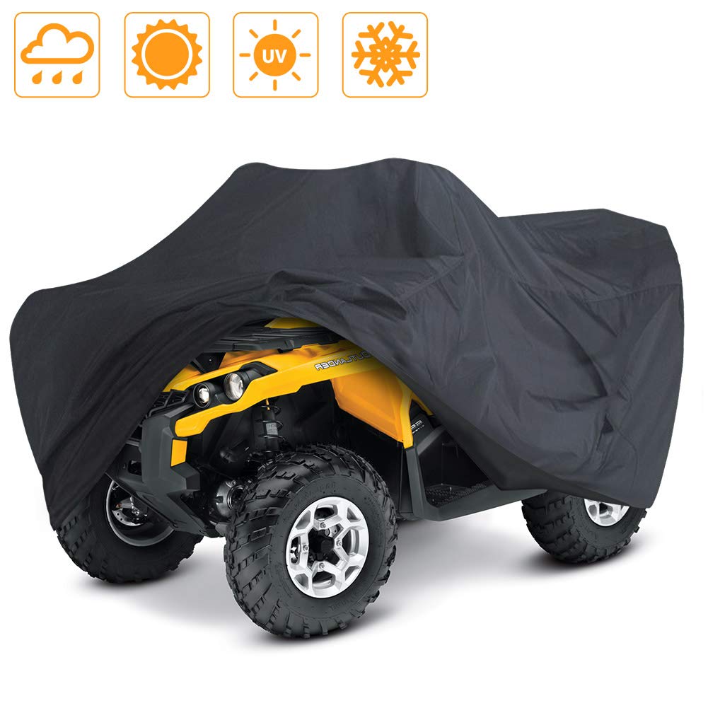 LotFancy ATV Cover Waterproof, Extra Large Heavy Duty Quad Cover