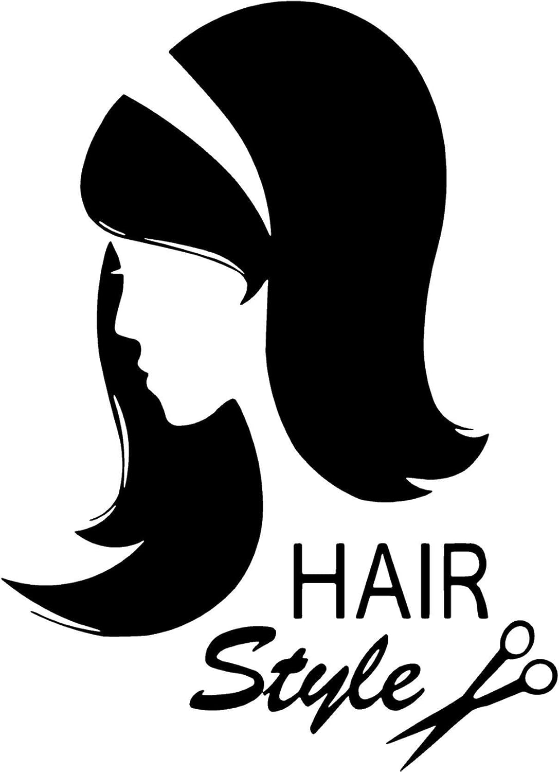 Buy Kaahego Vinyl Wall Sticker Hairstylist Wall Window Decal