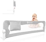 Lionelo Eva Bed Guard for Toddlers 150 x 42 cm Universal Folding Rail