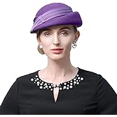 Women Wool Felt Ribbon French Fashion Vintage Millinery Beret Hats Top Cap Ladies Party Wedding Fedoras Chapeau