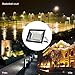 Viugreum 200W LED Flood Light, 20000LM Waterproof IP65 Outdoor Super Bright Security Lights, Daylight White (6000-6600K) Stadium Lights for Garden, Garage, Factory, Warehouse, Square, Billboard