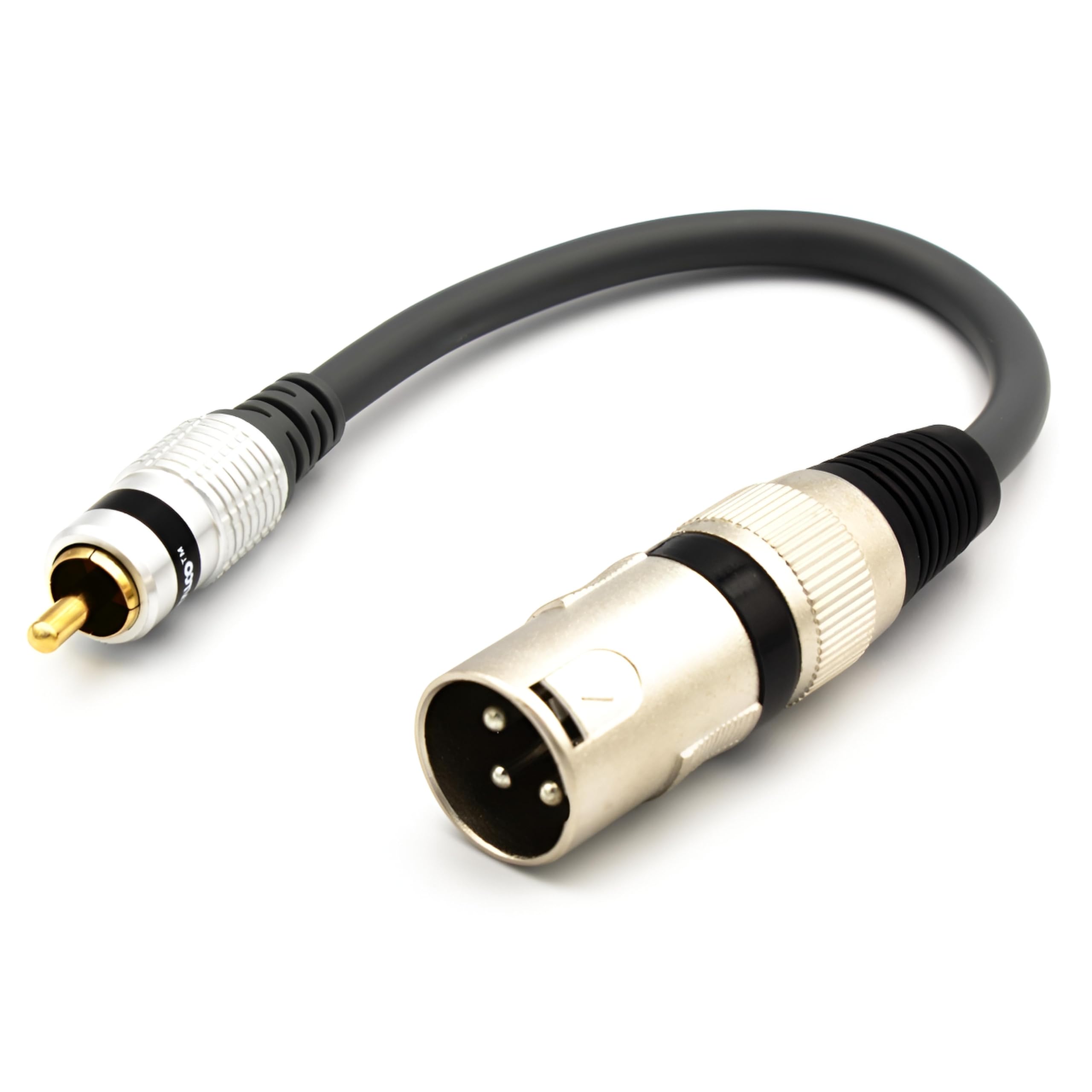 VITALCO XLR Male to RCA Male Adapter 3 PIN Microphone to RCA Plug Cable — image 1