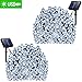 ADDLON 2 Pack Solar String Lights 72ft 22m 200 LED 8 Modes Solar Powered Xmas Outdoor Lights Waterproof Starry Christmas Fairy Lights for Indoor Gardens Homes Wedding Holiday Party (White)