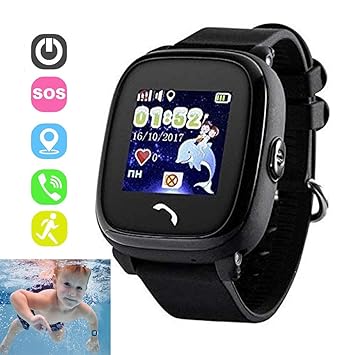 DUWIN Niños Inteligente Relojes, GPS Kids SmartWatch con Camara ...