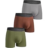 Gagli Men's Underwear Boxer Briefs 3 Pack, Soft Comfortable Underwear with ComfortFlex Waistband, Moisture Wicking, 3"