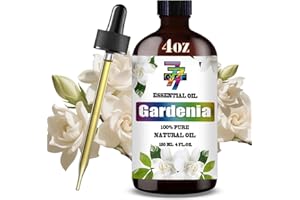 GV77ZF Gardenia Essential Oil (4 oz/120 ml) — Gardenia Oils for Aromatherapy, diffusers, humidifiers, Home fragrances, DIY Skincare, soap Making, DIY Candle, Relaxation, Yoga, and Meditation