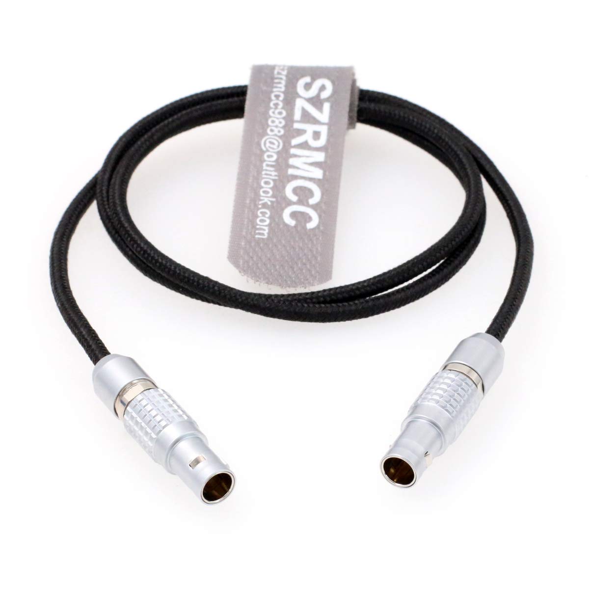 SZRMSZRMCC ARRI Alexa Red Camera to Teradek Bond SmallHD Paralinx Preston Transvideo Flexible Power Cable 2 Pin Male to 2 Pin Male (Straight Cable)