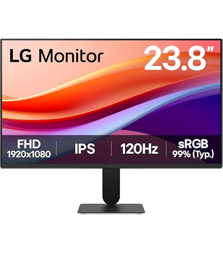 LG 24MR400-B, 24-inch Full HD IPS Monitor with AMD FreeSync, 100Hz