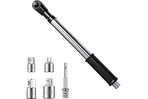 Offset Extension Wrench Impact for Electric Drill,1/2" Offset Extension Wrench for Electric with Versatile 3/8", 1/4" Square 