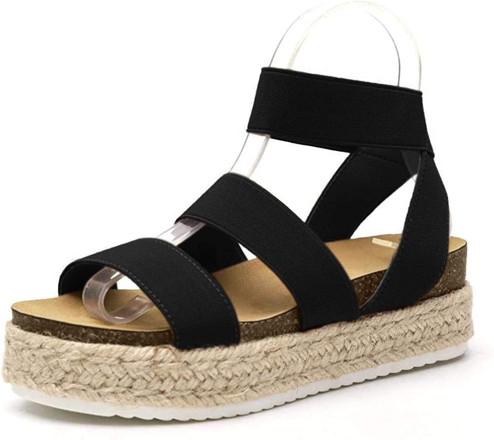 LXXUY Women Espadrille Platform Sandals