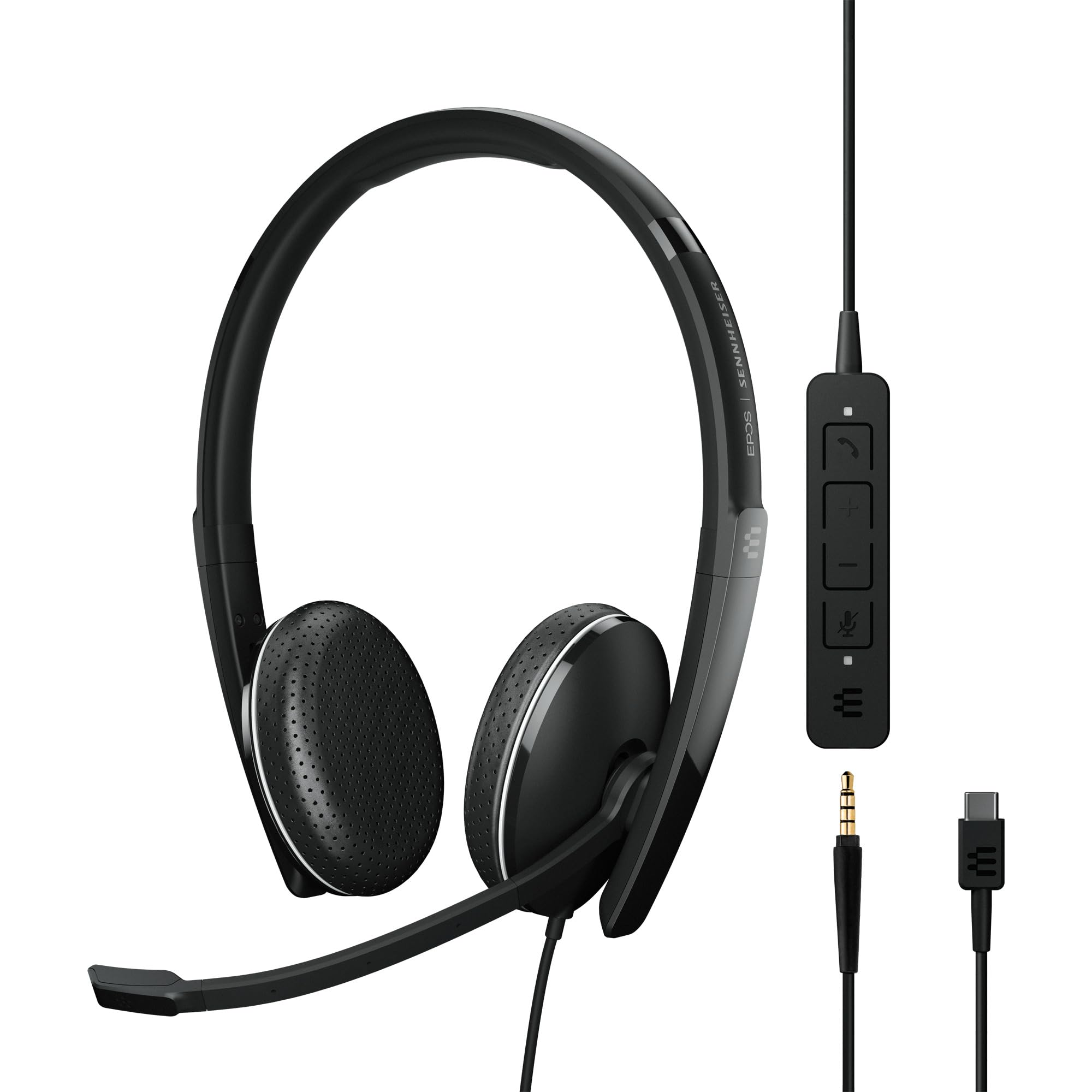 EPOS I SENNHEISER ADAPT 165 USB-C II - ADAPT 100 Series - headset - on-ear - wired - 3.5 mm jack, USB-C - black - Optimised for UC