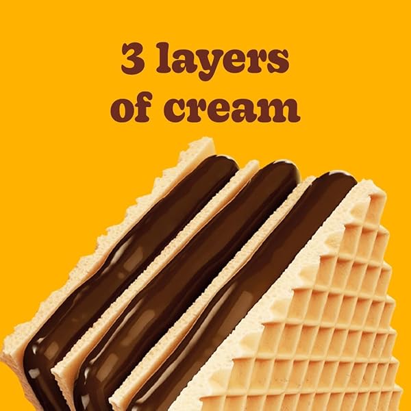 BAUDUCCO CHOCOLATE WAFERS – CRISPY WAFER COOKIES WITH 3 DELICIOUS, INDULGENT, DECADENT LAYERS OF CHOCOLATE FLAVORED CREAM – DELICIOUS SWEET SNACK OR DESERT – 5.0 OZ (PACK OF 1)