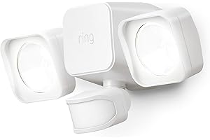 Ring Smart Lighting – Floodlight, Battery-Powered, Outdoor Motion-Sensor Security Light, White (Bridge required)