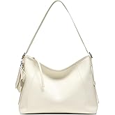 LA'FESTIN Leather Shoulder Purse For Women: Black Crossbody Bags Small Handbags - Trendy Medium Hobo Bag