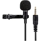 Mikrofon f&uuml;r Smartphone, Omnidirectional Kondensator-Mikrofon f&uuml;r iPhone & Android Smartphone, Laptop Macbook, iPad, iPod Touch mit Lavalier Lapel