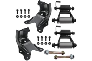 iiLentes Pair Rear Leaf Spring Shackle and Rearward Hanger for 1999-2007 Ford Excursion F-250 F-350 Super Duty F450 Truck 722-075 722-018