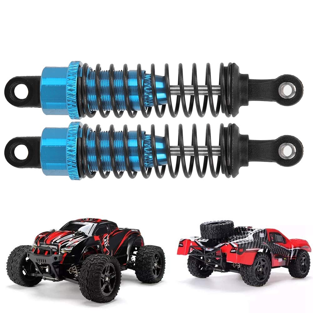 RC Car Shock Absorber, Durable Metal Construction, Enhanced Stability, RC Vehicle Suspension Kit, 70mm Length, 2-Piece Set, For 1/16 Scale RC Cars, Beginners and Enthusiasts