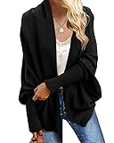Imily Bela Womens Kimono Batwing Cable Knitted