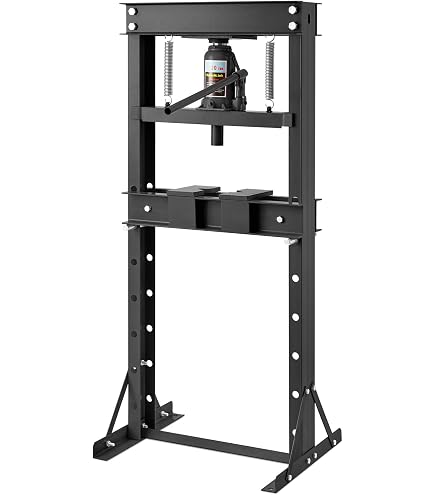 Car Repair Press 20 Ton H-Frame Hydraulic Shop Press - Adjustable ...