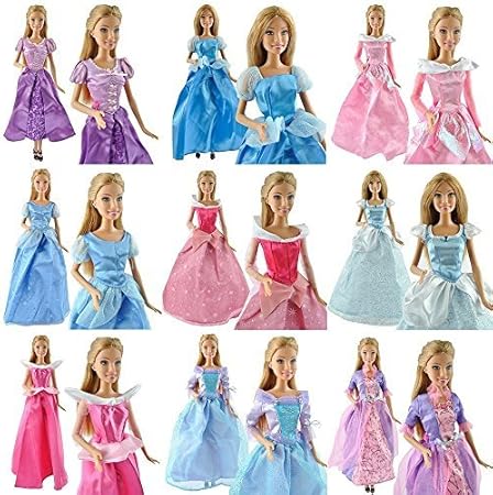 disney princess barbie pack