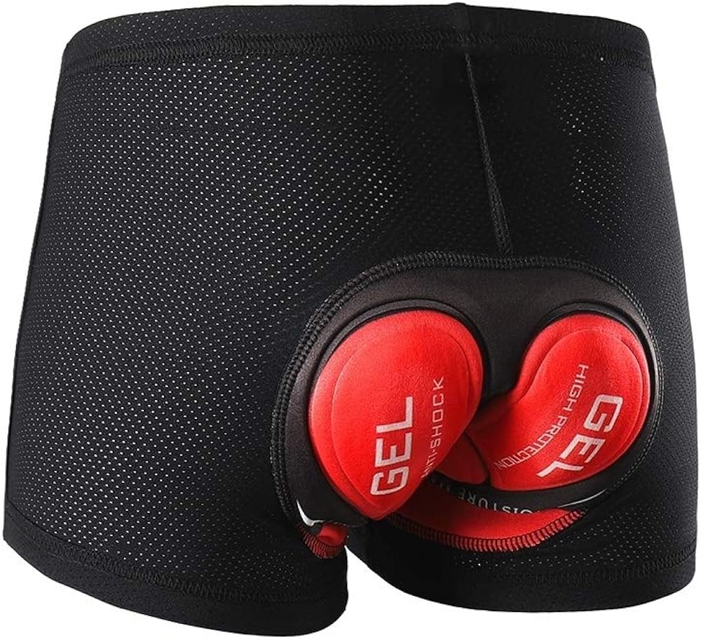 3D QA Gel Padded Bicycle Cycling Underwear Shorts Bike Short Breathable Pants for Men and Women: Clothing