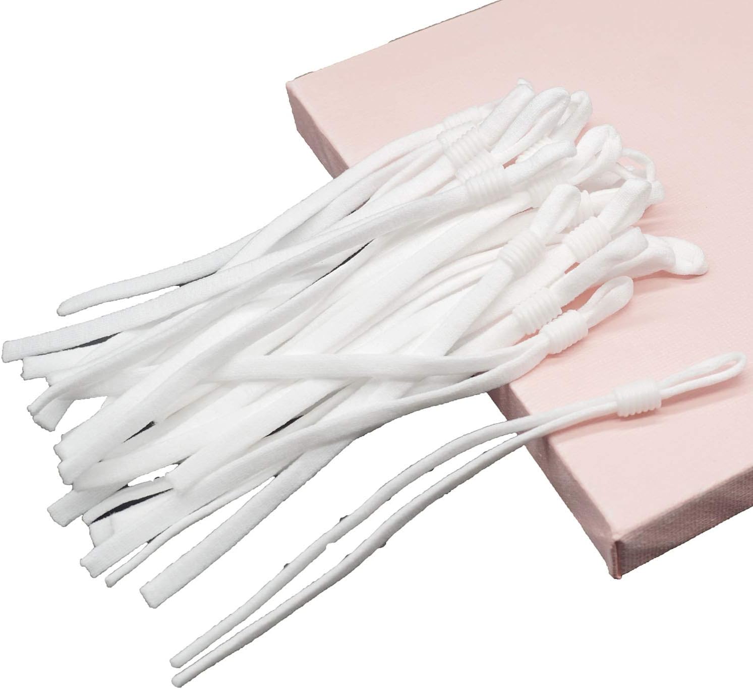 20pcs Adjustable Elastic Ear Loops String Straps Cord with