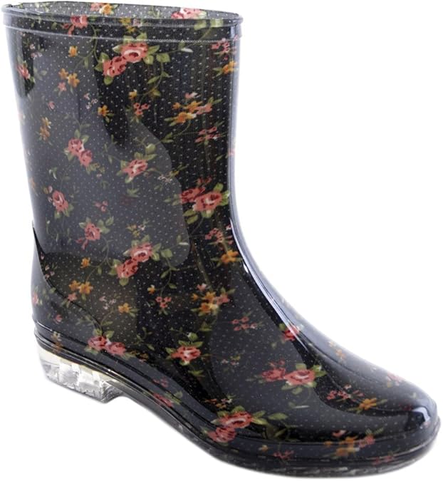 floral wellies womens