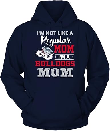 Amazon Com Fanprint Gonzaga Bulldogs Hoodie Regular Mom Clothing