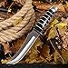 Grand Way Camping Knife - Large Bushcraft Fishing Knife with Sheath -Classic Stainless Steel Fixed Blade Knofe with Pakkawood Handle -Best for Outdoor Survival Hunting -Birthday Gifts for Men FB 516