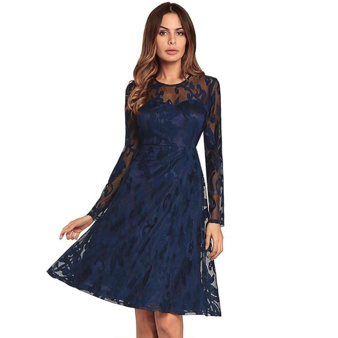 long sleeve cocktail dress for wedding