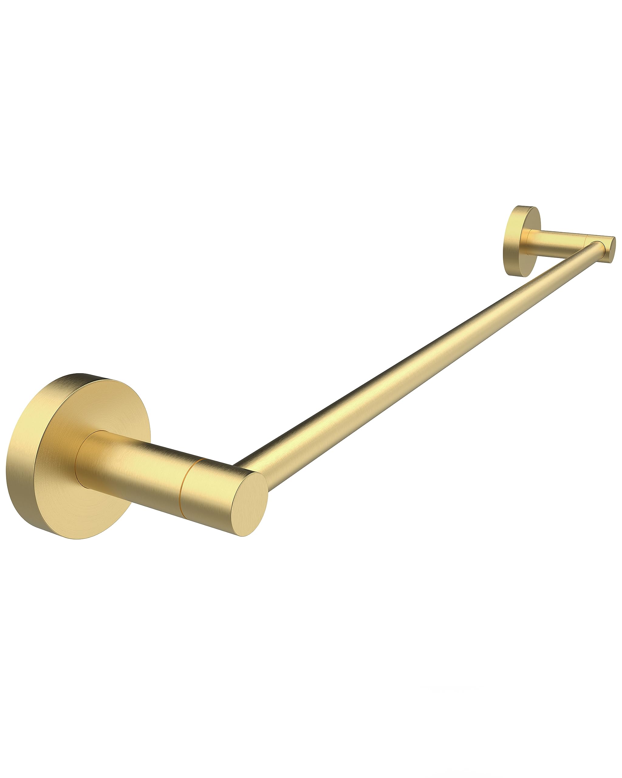 Photo 1 of Fixsen 18-inch Gold Single Towel Bar Towel Rack Hand Towel Holder Stainless Steel and Zinc Alloy 1pc for Kitchen and Bathroom Wall Mount Heavy Duty Storage