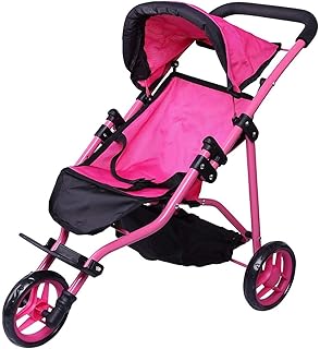 badger basket three wheel doll jogging stroller